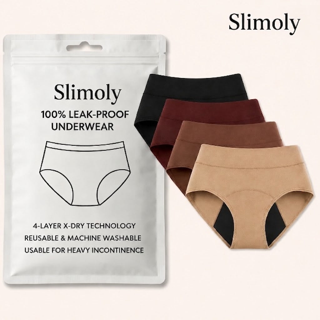 💖🌸Last Day 50% OFF|Slimoly 100% Leak-Proof Underwear 4-pack