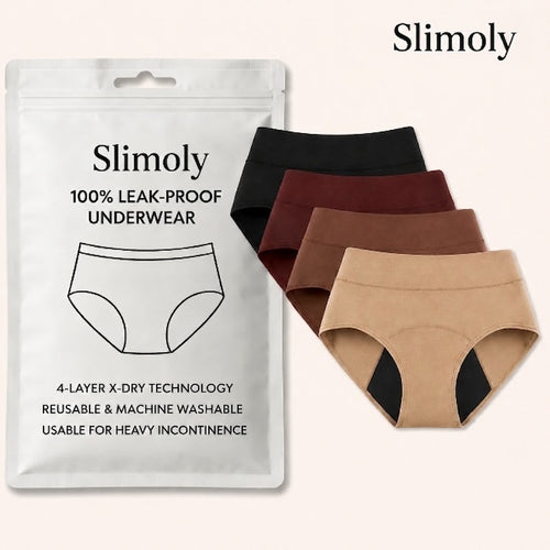 💖🌸Last Day 50% OFF|Slimoly  100% Leak-Proof Underwear 4-pack