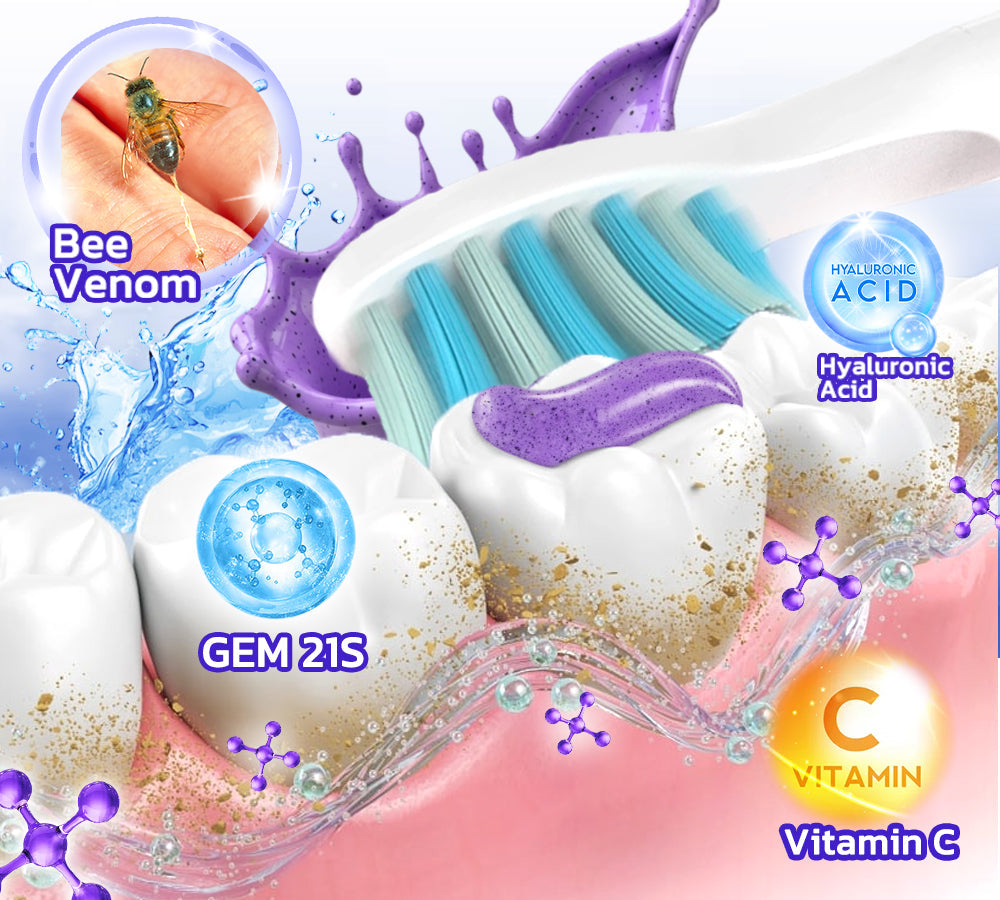 🦷【BOGO】Slimoly Bee Venom Toothpaste for Bleeding Gums & Periodontal Care👨‍⚕️