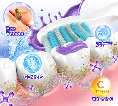 🦷【BOGO】Slimoly Bee Venom Toothpaste for Bleeding Gums & Periodontal Care👨‍⚕️